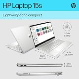 HP 15.6 Laptop i5-1235U 8GB 256GB SSD Iris Xe FHD Anti-Glare Win 11 view 2