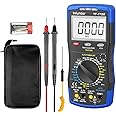 Digital Multimeter,Infurider YF-770M 6000 Counts Manual and Manual Range AC/DC Voltage Amp Ohmmeter Tester Meter with Diode Continuity,Cap,Temp and Mechanical Protection