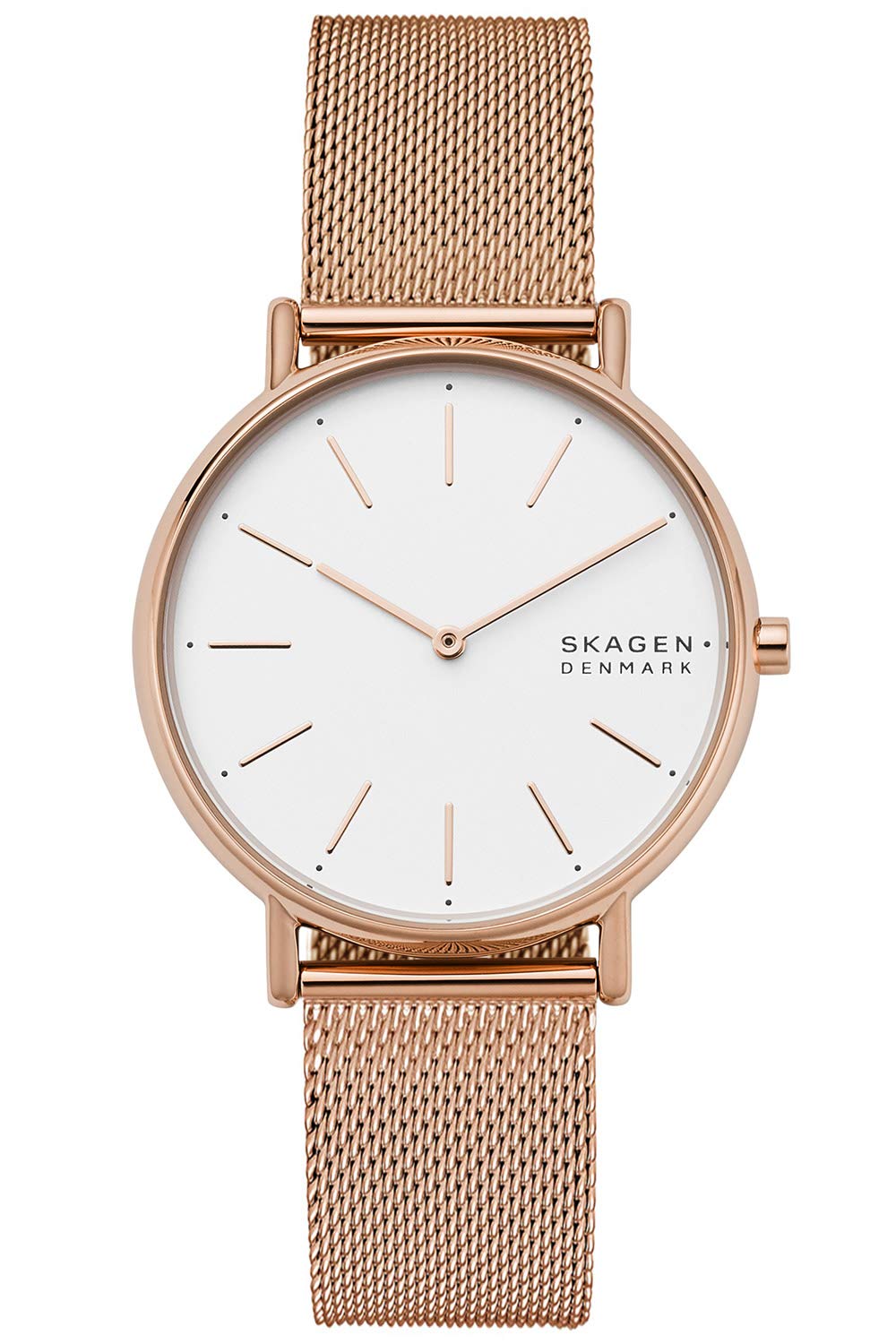 Skagen Watch for Women Signatur, Two Hand Movement, 38 mm Rose Gold Stainless Steel Case with a Stainless Steel Mesh Strap, SKW2784 — image 1