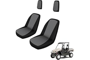 Kistrba UTV Seat Cover Compatible with Yamaha Rhino 700 660 450 2004-2021, 600D Oxford Fabric Water-Resistant Seat Cover