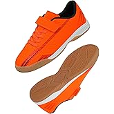 brooman Kids Indoor Soccer Shoes Boys Girls Futsal Soccer Sneakers