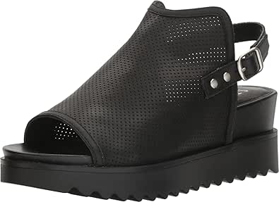 Amazon.com | STEVEN by Steve Madden Steven Women's Natural Comfort - Kandy Black Leather Sandal 