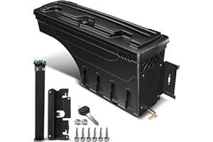 A-Premium Lockable Truck Bed Storage Box Case Tool Box Replacement for Chevrolet Silverado 1500 2500 3500 GMC Sierra 1500 250