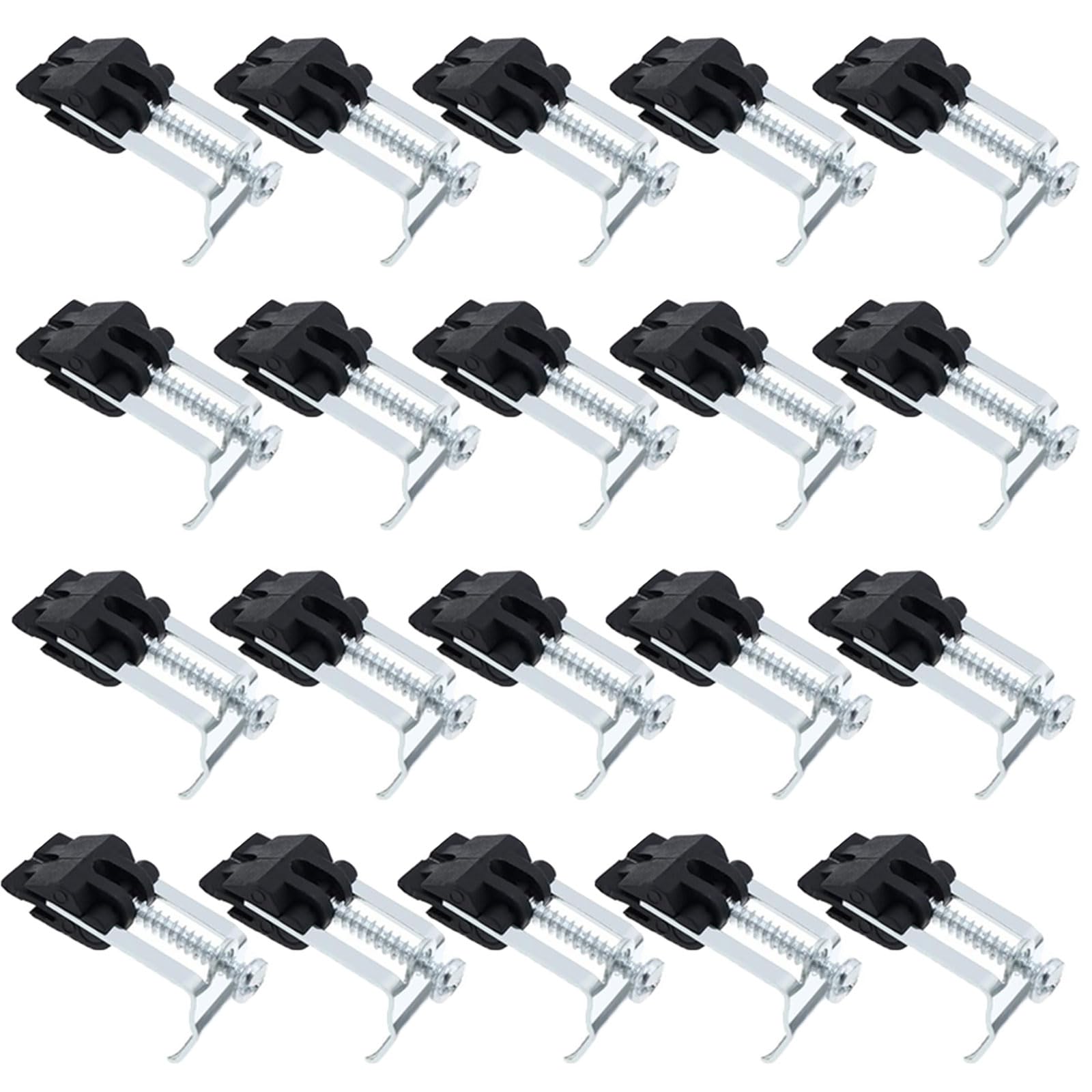 20pcs Undermount Sink Clips Kitchen Sink Clips Installation Repair Hardware Clips for Kitchen Bathroom Shower Room