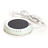 Hosley White Electric Candle Warmer Large 5.4 Inch Diameter Ideal for Aromatherapy Home Office Dorm Rooms Hotels or Any Place