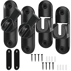 Qkenvo Flip Door Latch Gate Latches 90/180 Degree