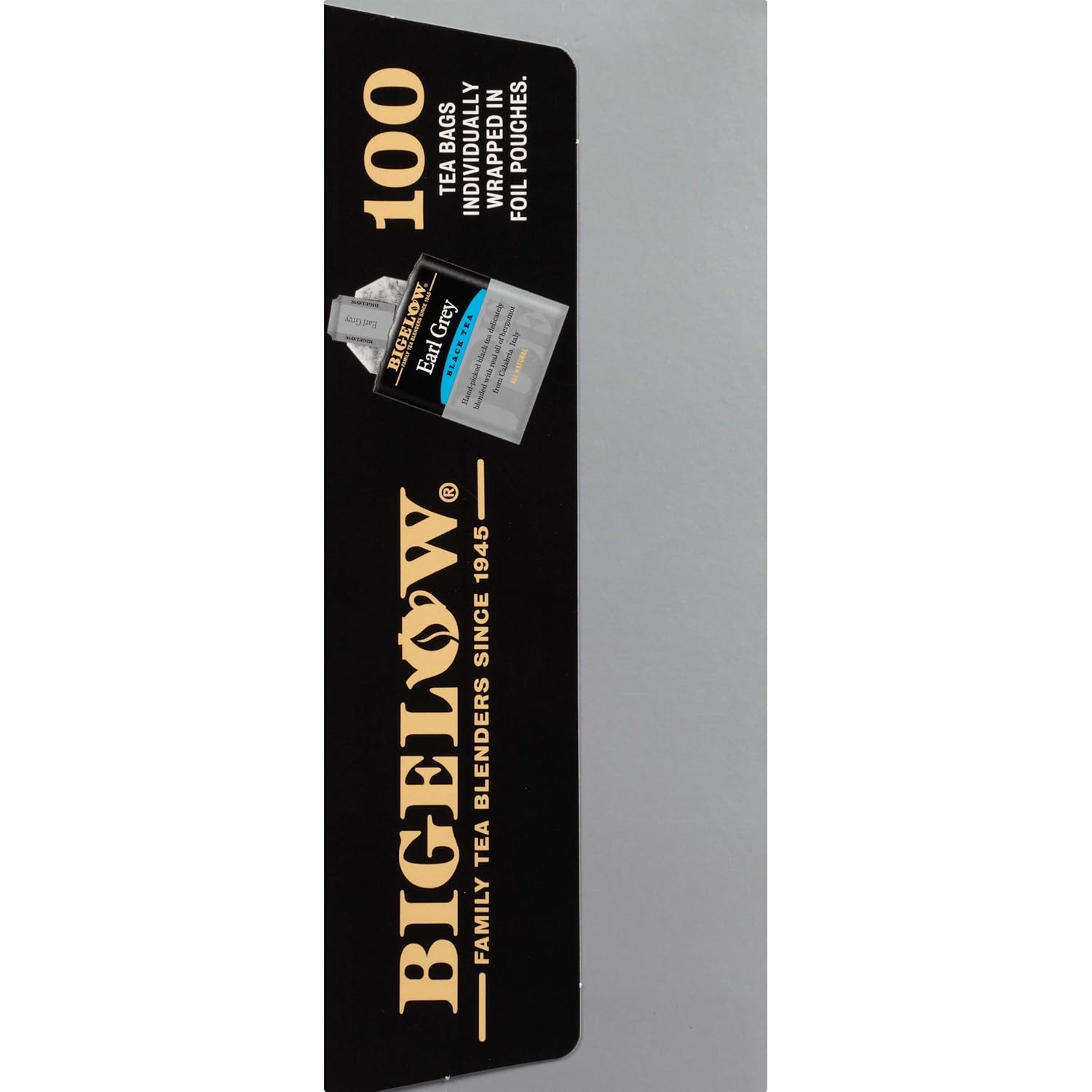Bigelow Earl Grey Black Tea Bags, 100 Count Box Caffeinated Black Tea: Grocery & Gourmet Food