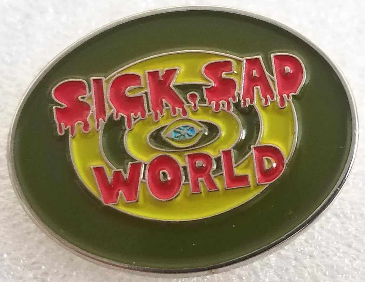 Sick Sad World Logo Pin