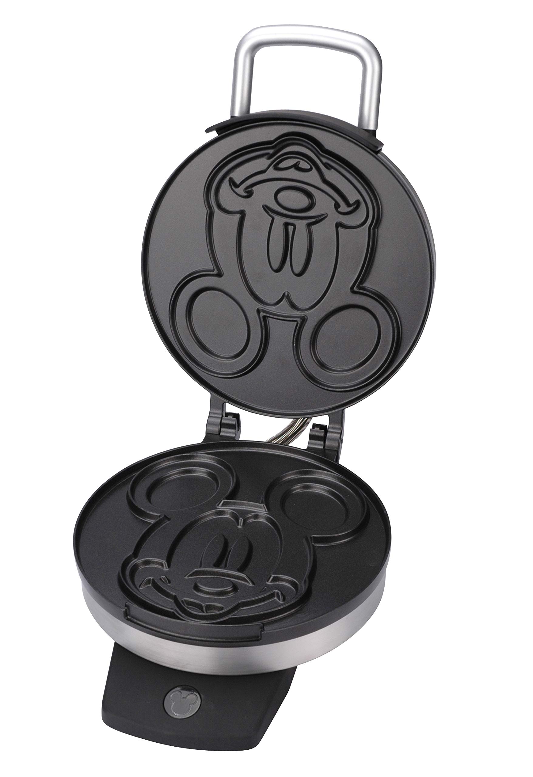 Disney DCM1 Classic Mickey Waffle Maker, Brushed Stainless Steel,Silver,7 inch waffle