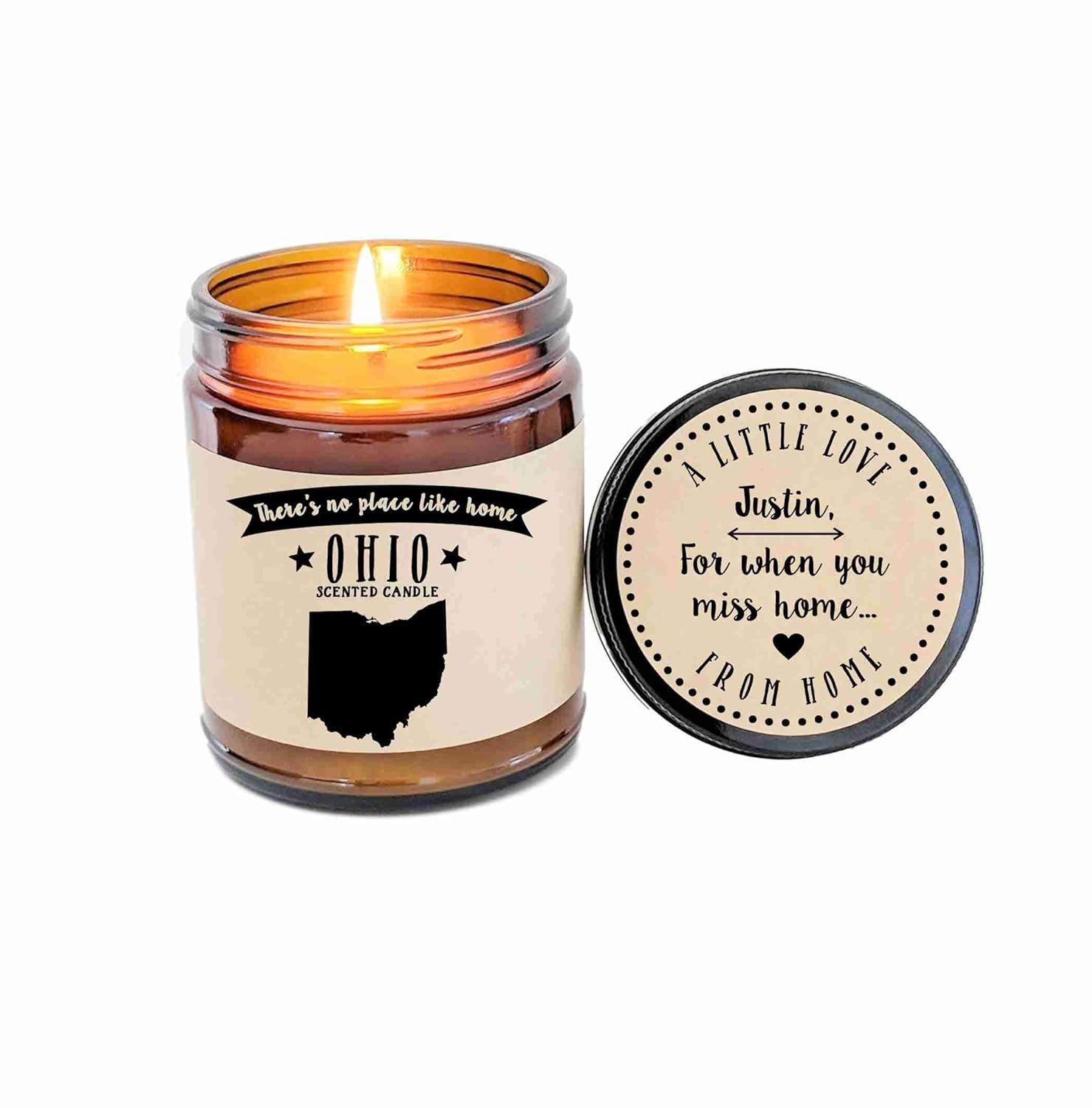 Ohio Scented Candle State Candle Homesick Gift No Place