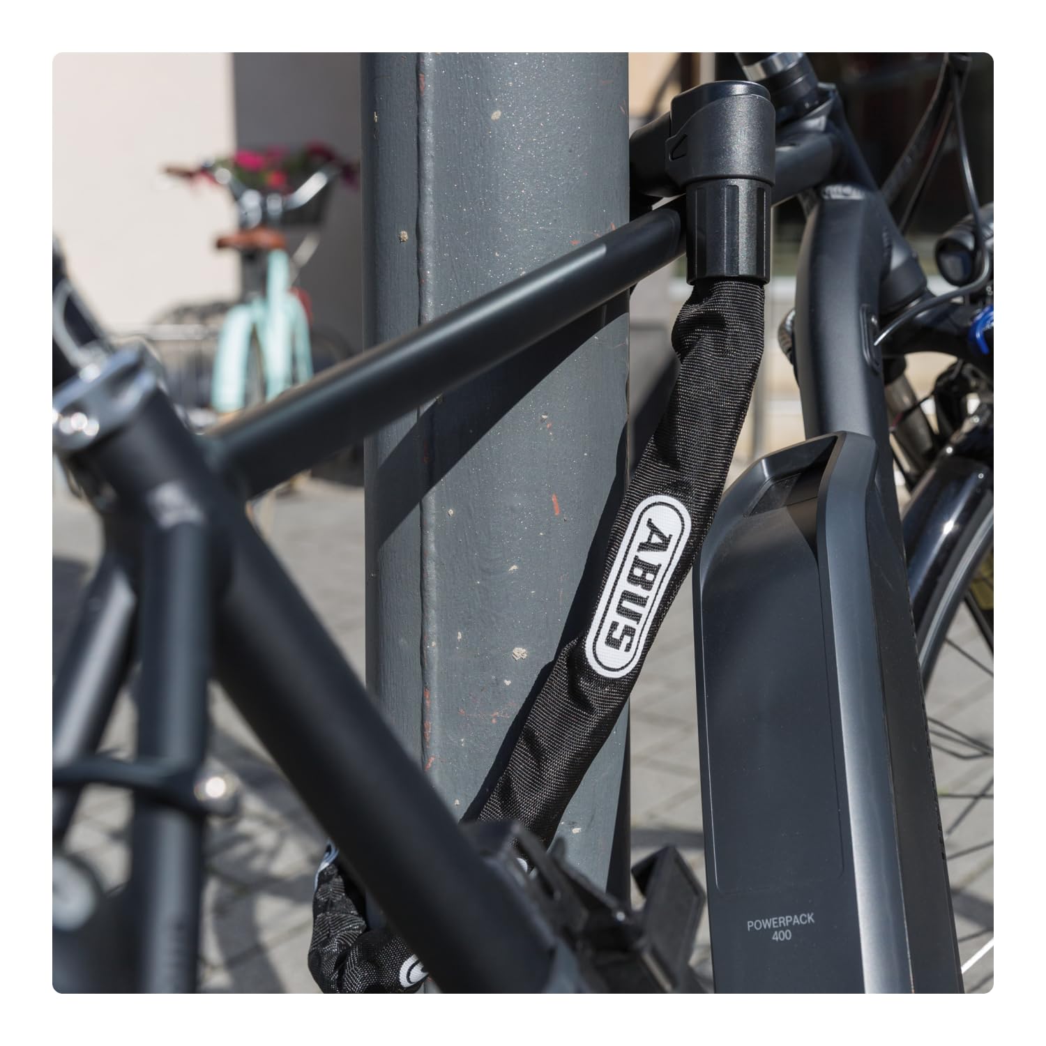 ABUS 33559 Kettenschloss, Schwarz, 85 cm 5