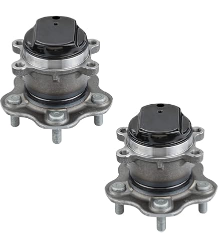AUQDD Rear Wheel Hub & Bearing Assembly (x2) - Compatible With AWD Nissan Murano (15-22), Pathfinder (13-20) & Infiniti QX60 (14-20)