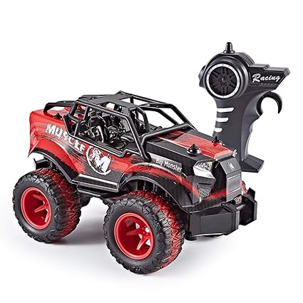 Think Gizmos Ferngesteuertes Auto für Kinder - Große Speed Master RC Auto mit 2,4GHz Fernsteuerung für Kinder (Rot - Speed Ma