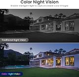 AOQEE Outdoor Security Camera 2K 3MP IP65 WiFi Alexa Night Vision view 4