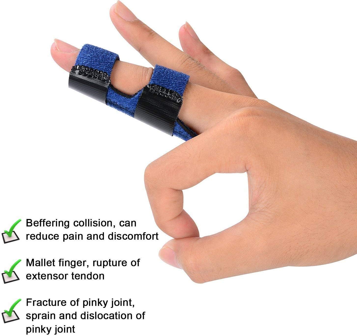 Trigger Finger Splint, Adjustable Aluminium Support for Extension