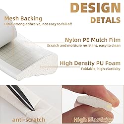 118” Wedge-Shape Foam Window Weather Stripping