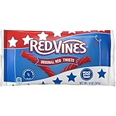 Red Vines Red Licorice Twists, Original Red Flavor, Soft &amp; Chewy Candy, 14oz Bags