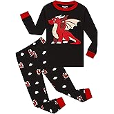 Family Feeling Kids & Toddler Boys Pajamas 2 Piece Pjs Set 100% Cotton Sleepwear