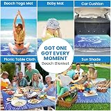 Ainiv Beach Blanket Large 140x210 cm Sandproof Waterproof 2-3 People view 6