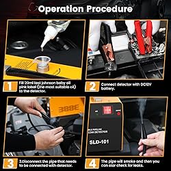 Automotive Smoke Machine Leak Detector with