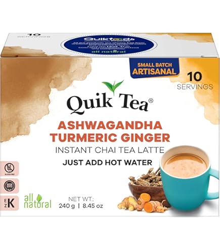 Amazon.com : QuikTea Vegan Cardamom Unsweetened Chai Tea Latte