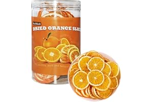 KachiKachi Dried Orange Slices - 3.2oz 90g, No Sugar Added | Orange Wheels | Dehydrated Dried Fruit for Cocktails/Cakes/Crafts/Potpourri/Candle Making (3.2oz | 90g)