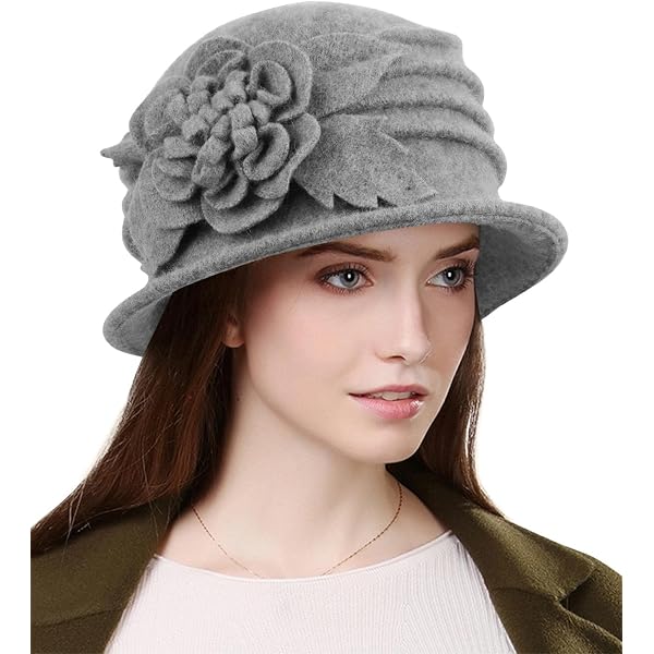 Women Vintage Felt Bucket Hat Winter Wool Dress Beret Hat  display picture 1