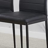 Menaka 5-Piece Modern Wooden Dining Set with 110cm Table and 4 Chairs view 7