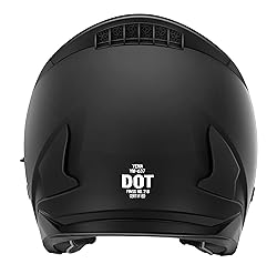 Motorcycle Open Face Helmet YEMA YM-637 DOT