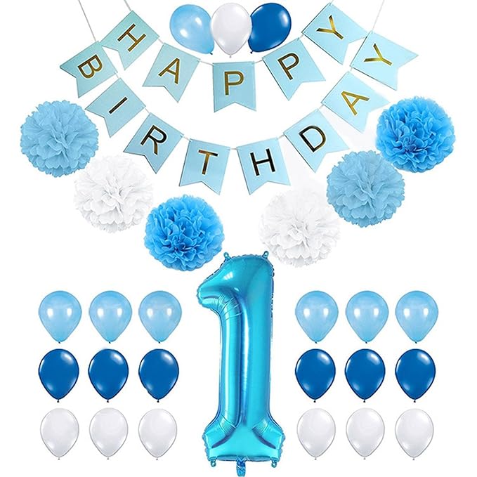 Coxeer First Birthday Decoration Happy Birthday Banner Creative