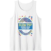 Charms Blow Pop Retro Wrapper Logo Sucker Candy Tank Top