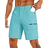 MAGCOMSEN Men's Hiking Cargo Shorts 9" Quick Dry Lightweight Summer Casual Shorts for Men Work Golf Outdoor 5 Pockets