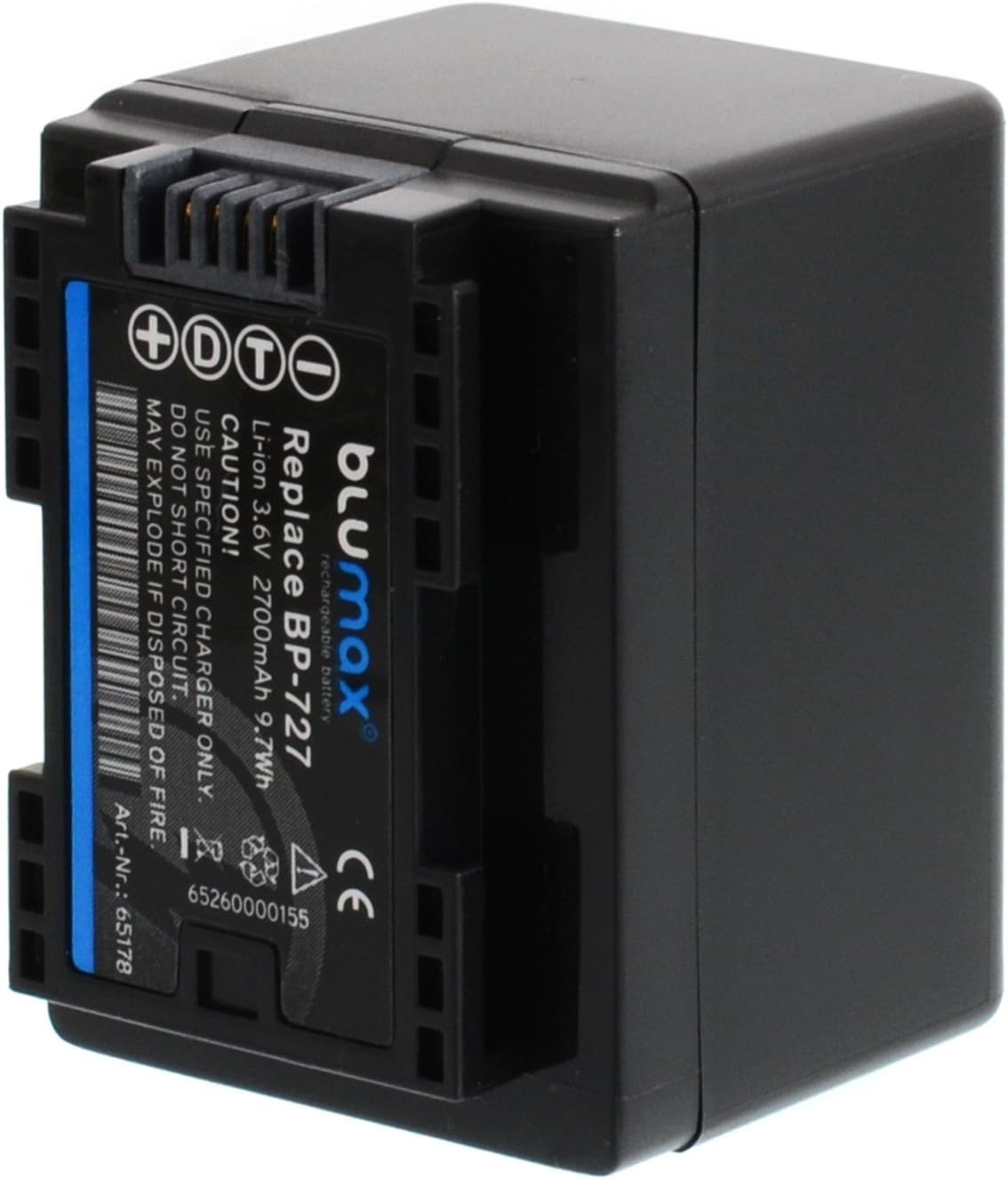 Blumax Bp 727 Replacement 2700mah 3 6v Battery Power Amazon Co Uk Camera Photo