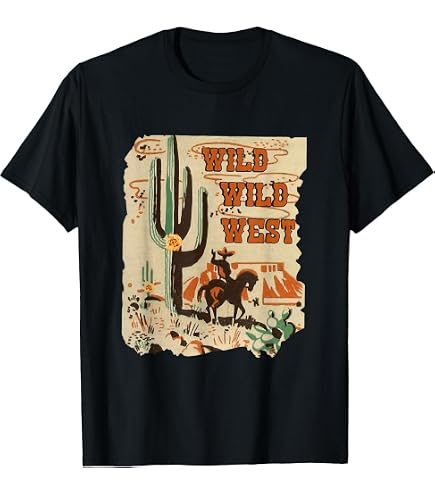 Amazon.com: Wild Wild West Tee Shirt T-Shirt : Clothing, Shoes