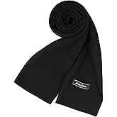 Mukidom Merino Wool Scarf for Men, Winter Thick Warm Soft Scarves with Gift Box