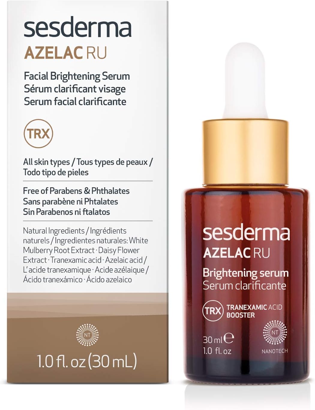 Sesderma Azelac Ru Liposomal Serum - Intensive depigmenting serum - Reduces and prevents dark spots - 30 ml