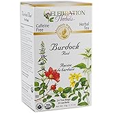 Celebration+Herbals%2c+Tea+Bags+Burdock+Root%2c+24+Count