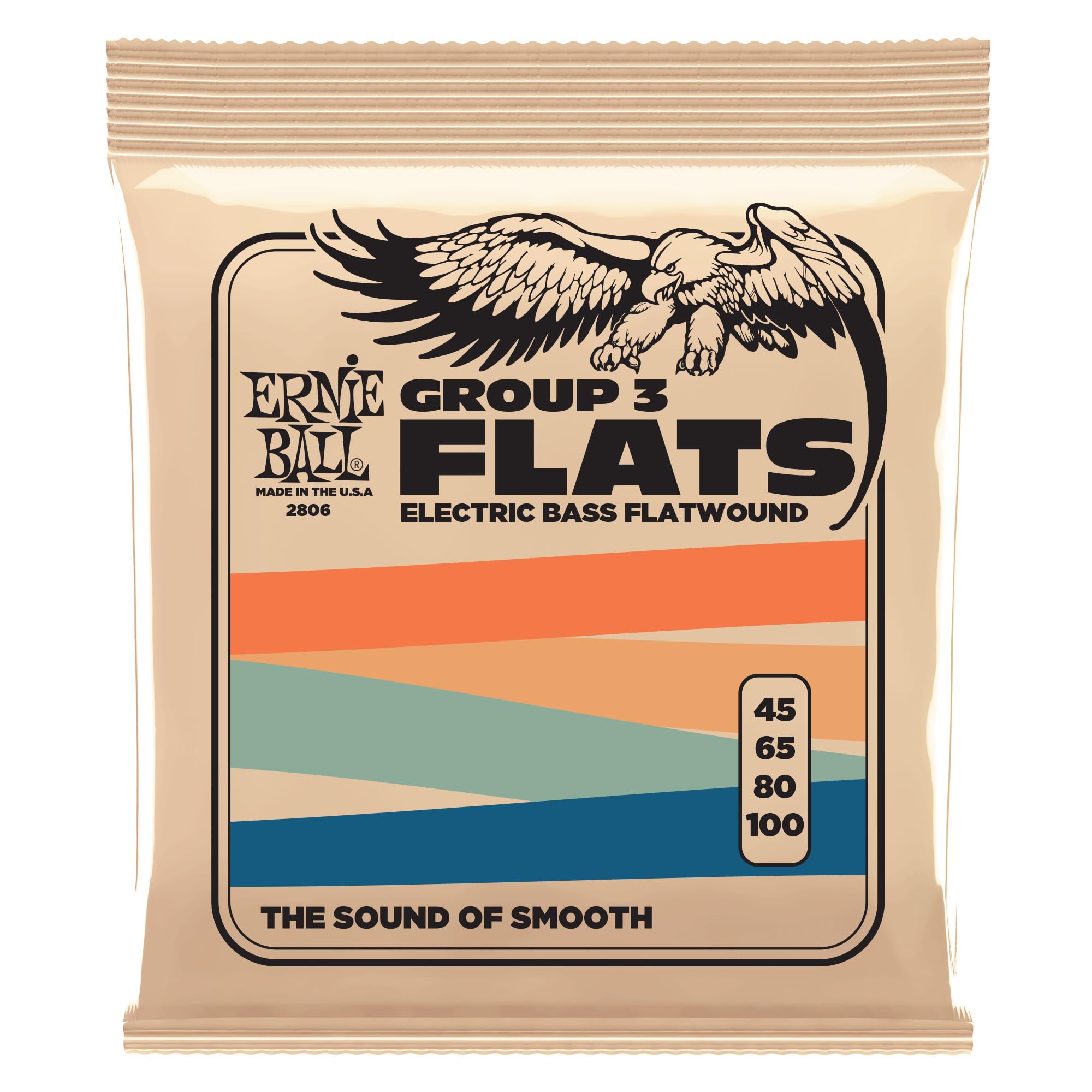Ernie Ball Flatwound Group III Electric Bass Strings - 45-100 Gauge — image 1