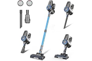 UML0 Cordless Vacuum Cleaner, 8-in-1 Lightweight Stick Vacuum with Powerful Suction, Self-Standing, 40 Mins Max Runtime, Rechargeable Vacuum Cleaners for Home, Hardwood Floor, Carpet, Pet Hair N3S