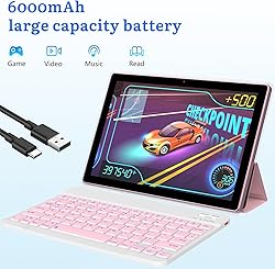 Android 15 Tablet, 10 Inch 18GB RAM+128GB ROM/ 2TB