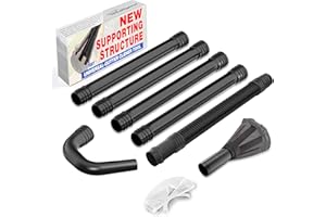 Sealegend Universal Leaf Blower Gutter Attachment, Gutter Cleaning Tools from Ground with Suppotive Structure and Telescopic Hose All-Round Cleaning, 11 Feet