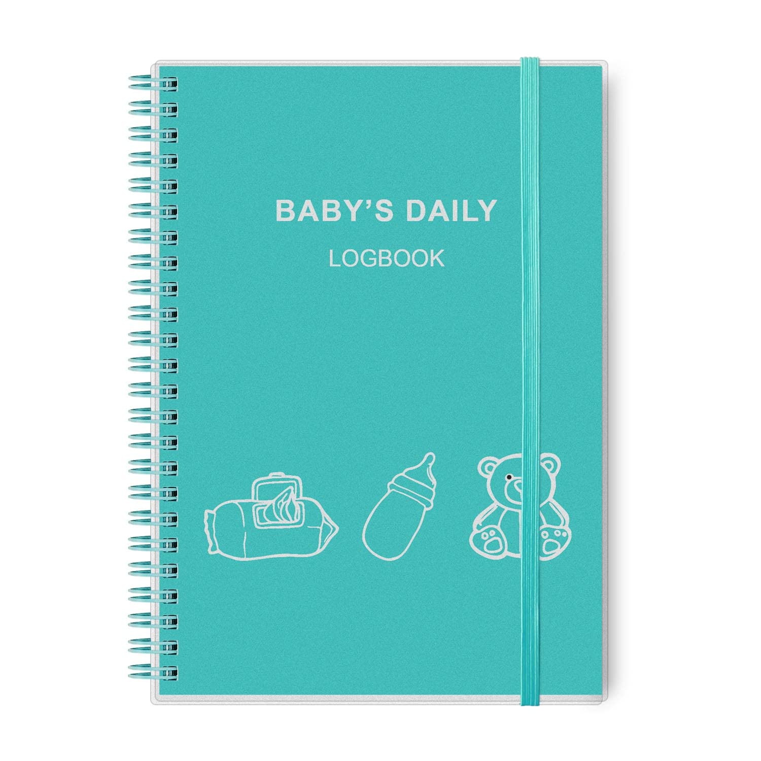 Photo 1 of Baby's Daily Log Book - A5 Baby Care planner for Newborns, Schedule for Tracking Newborn's Daily Routine, 152 Easy to Fill Pages Track and Monitor Nursing, Sleep, Feeding, Diapers, Pumping and More