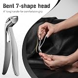 FERYES Angled Head Toenail Clipper Large Wide Jaw Thick Nails Ergonomic view 5