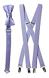 Tuxgear Mens Bow Tie and Suspender Set