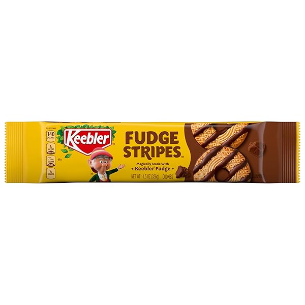 KEEBLER FUDGE STRIPES COOKIES, ORIGINAL, 11.5OZ