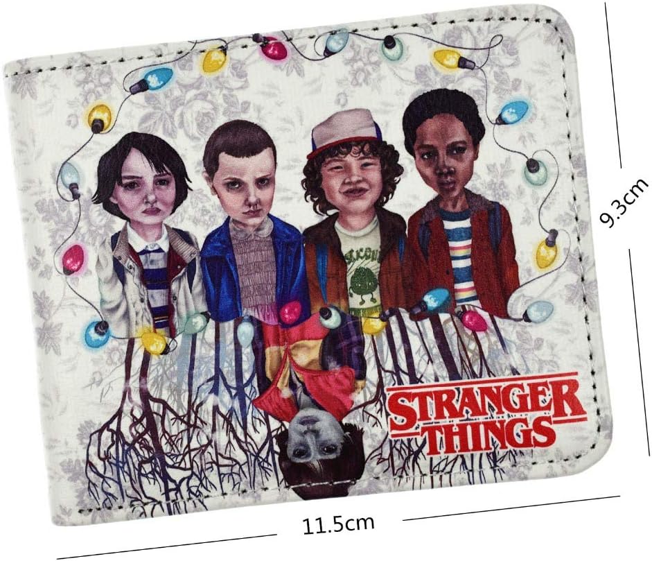 SWVV Anime Stranger Things Wallet Coin Purse Cartoon Wallets