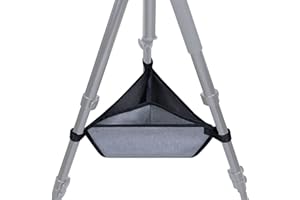 ZELARMAN Tripod Stone Bag, Sand Bag with 3 Compartments Fit for Most Tripods, Heavy Duty Stone Sand Bag, Weight Bag for Photography, Gray