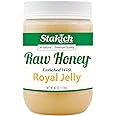 Stakich Royal Jelly Enriched Raw Honey - Pure, Unprocessed, Unheated - 40 Ounce