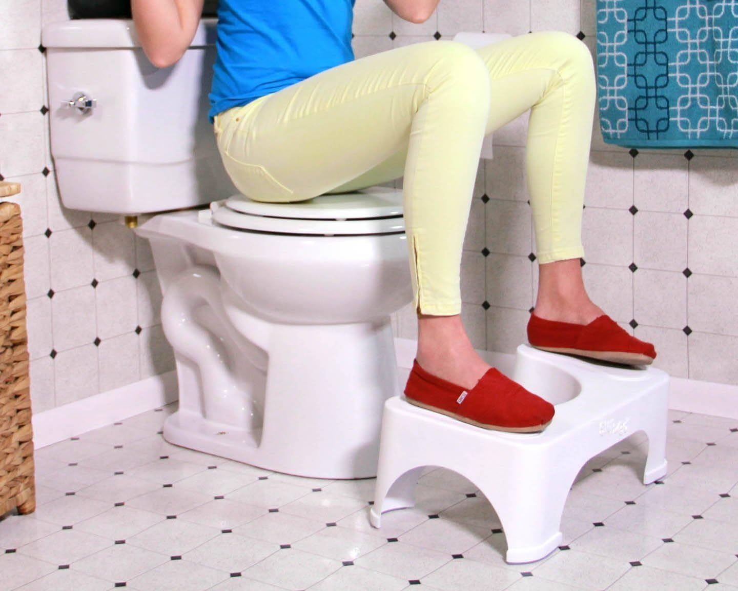 Step and Go Toilet Stool 7” New - Proper Toilet Posture for Better and Healthier Results: Health & Personal Care
