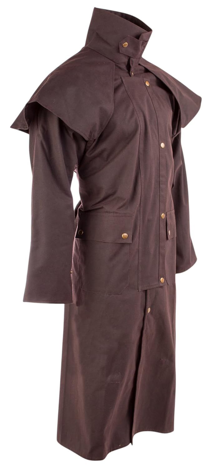 AceRugs Mens Oil Cloth Oilskin Western Australian Waterproof Duster
